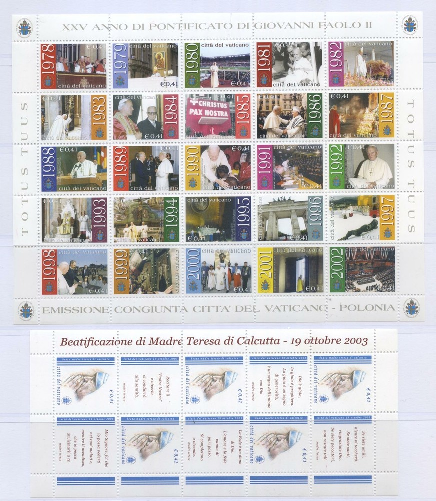 VATICAN 2003 VINTAGE CPL. 21V.+3BF+1LB **