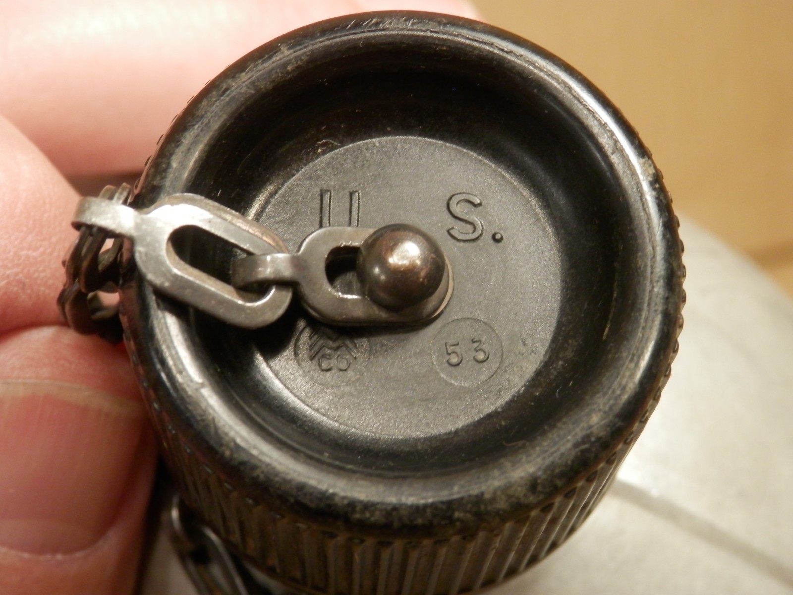 Vintage 1953 Mirro US Army Canteen & Undated Rogers Akorn Ohio Canteen Cup