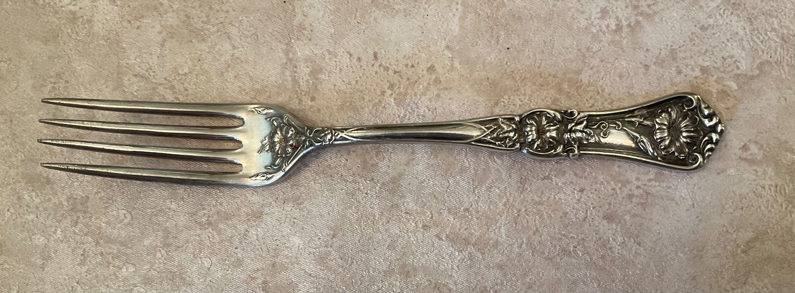 6 Pc 1906 GRENOBLE / GLORIA Silverplated 7" DINNER FORKS Wm A Rogers/Oneida