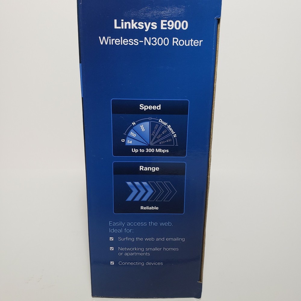 Cisco Linksys E900 Wireless-N300 Router (Windows Mac)