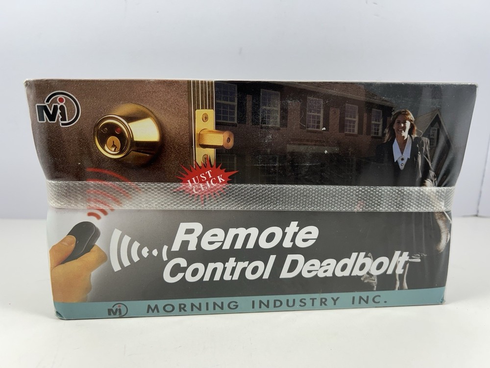 REMOTE CONTROL DEADBOLT Morning Industry Solid Brass KF-01P Sealed