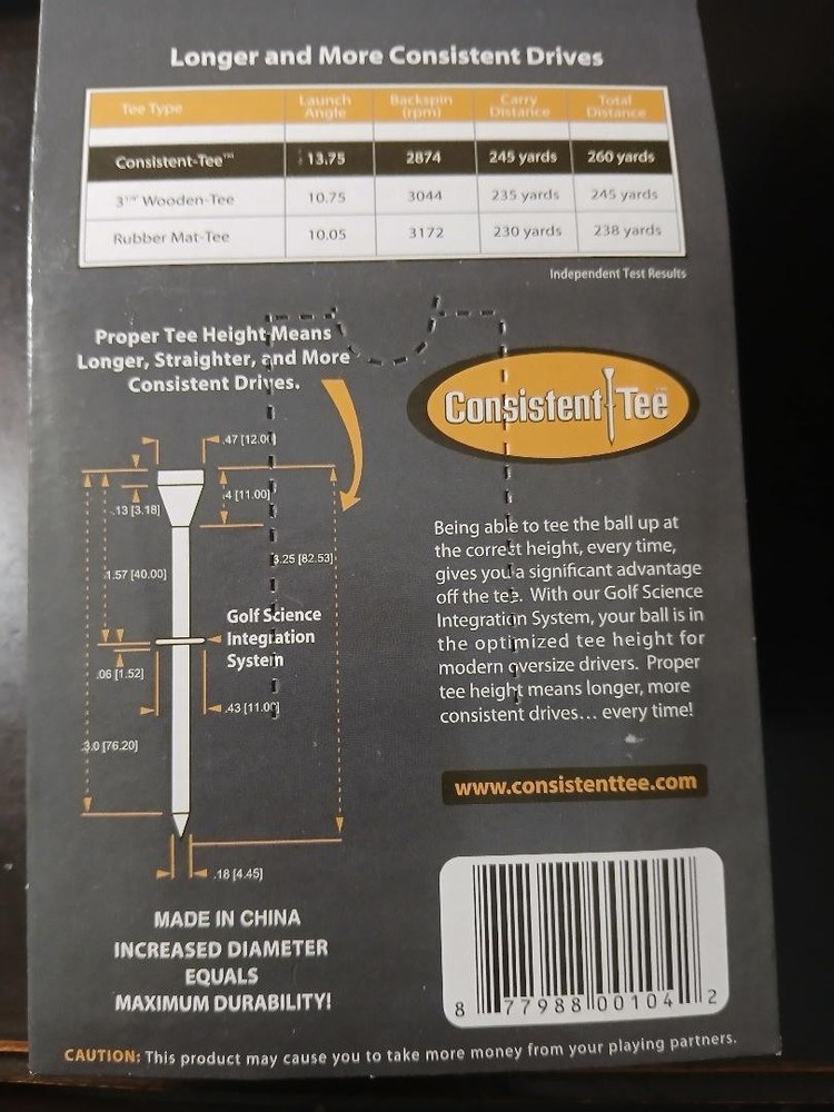 Consistent Tees WHITE-2 packages 20 tees