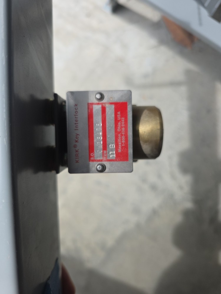 Kirk Key Interlock with Auxiliary Switch for Breaker 3 Locks with Keys