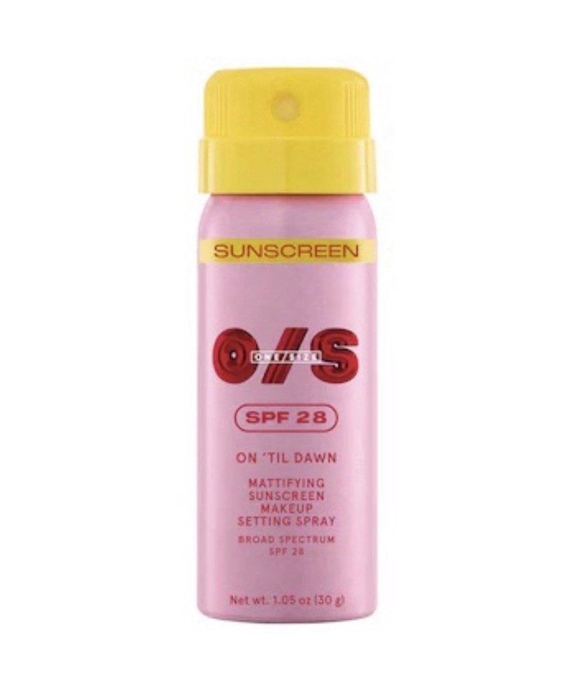 ONE/SIZE On 'Til Dawn Mattifying Sunscreen Makeup Setting Spray Mini 1.05 Oz NEW