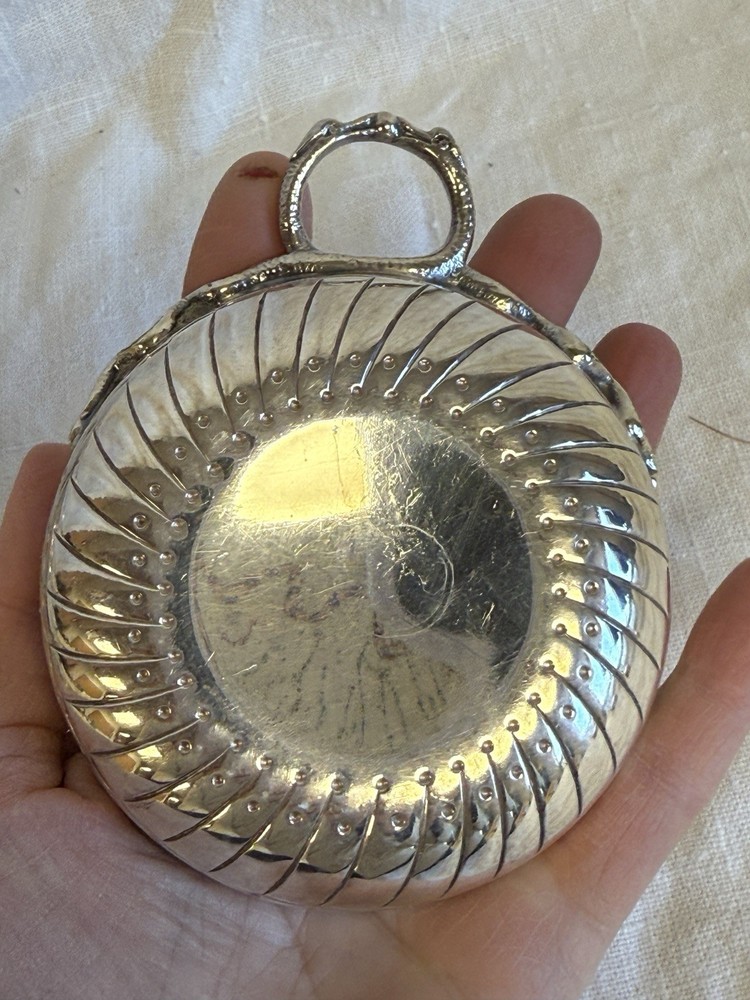 Silverplate trinket dish lot x5