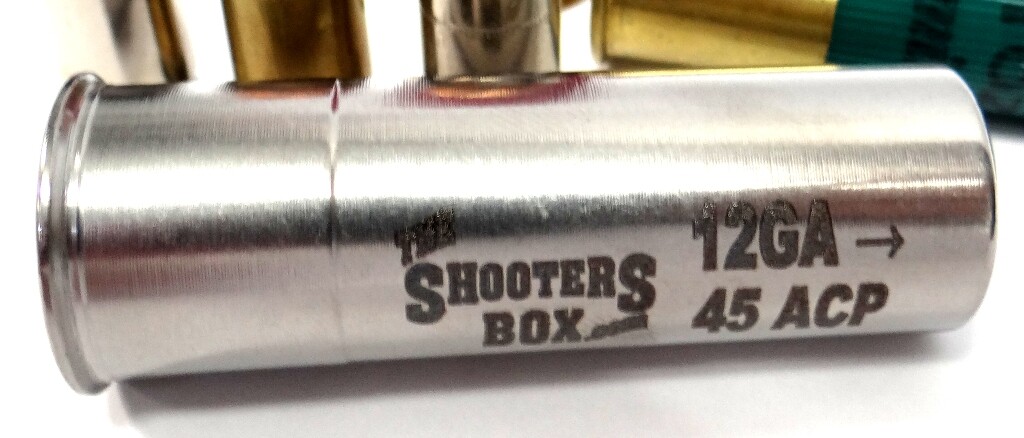 12GA to 45 ACP Shotgun Adapter - Chamber Reducer - Stainless - Free Case & Ship!