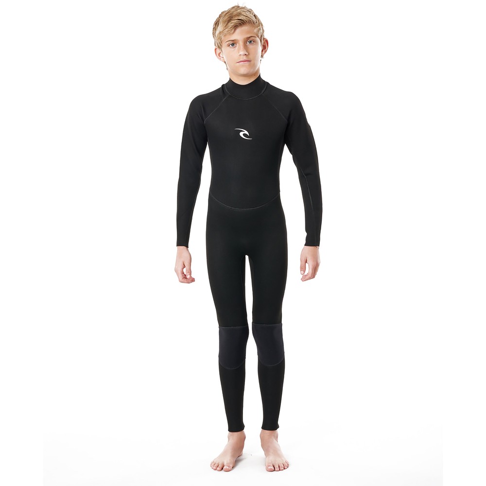 Rip Curl Junior FREELITE 3/2mm FL Back-Zip Wetsuit Black WF203J