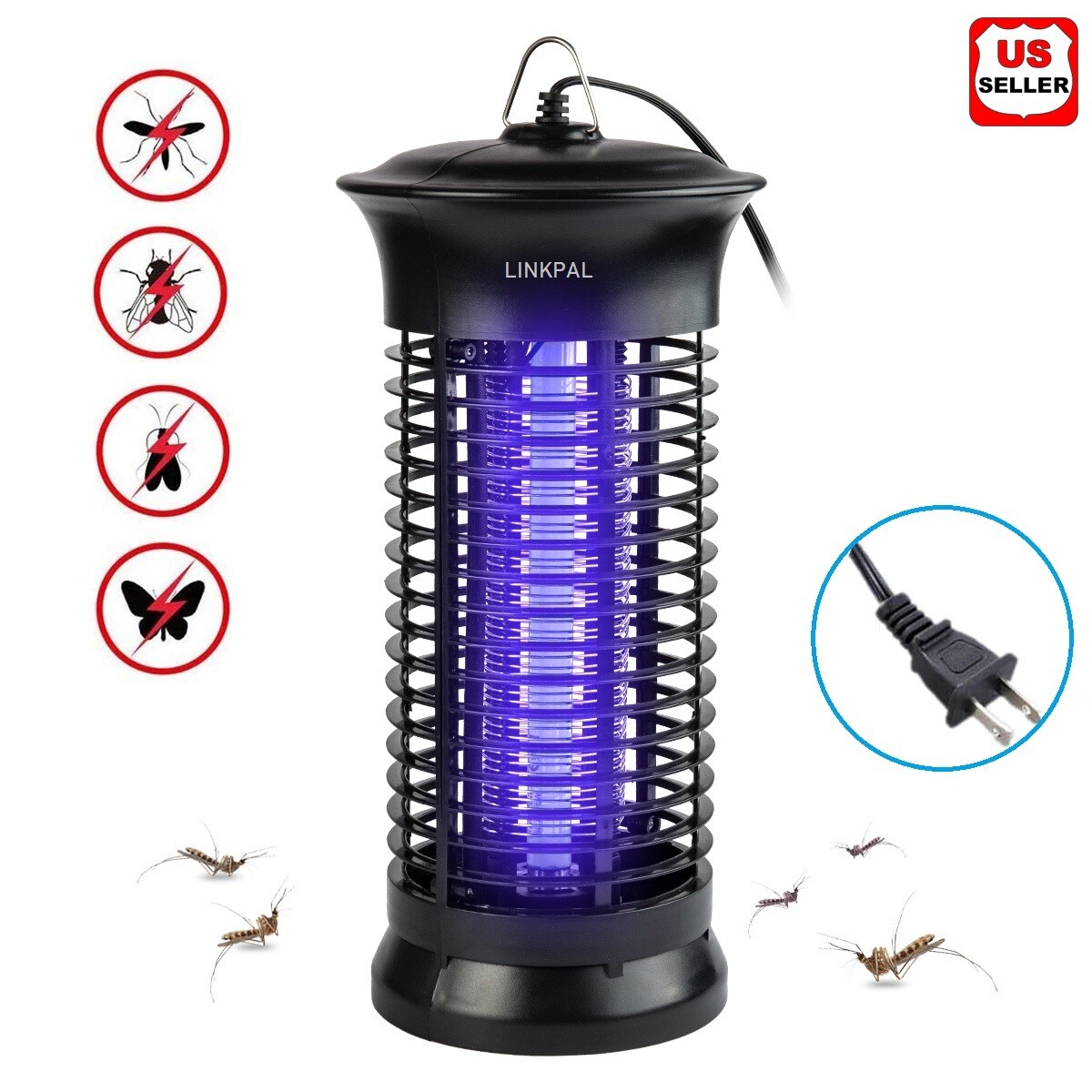 Electric Fly Bug Zapper Mosquito Insect Killer LED Light Trap Pest Control Lamp