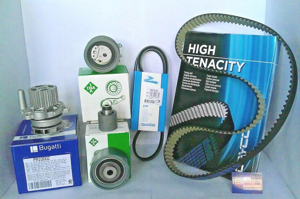 Service Belt Water Pump Distribution Kit for VW Golf 5 2.0 TDI 16v BKD