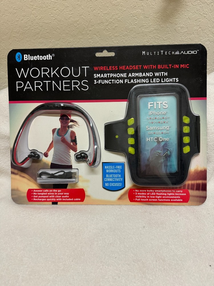 Collective Goods Bluetooth Wireless Headset w/Built In Mic