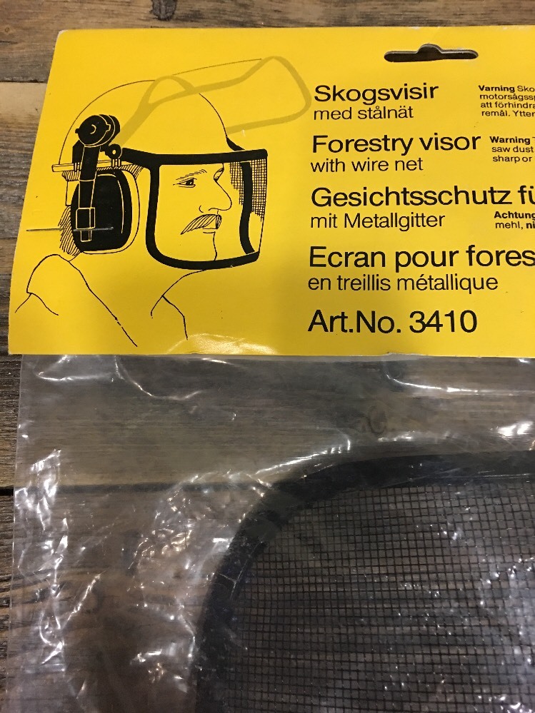 NEW!! Bilsom Wire Net Forestry Visor (Face Shield) Model #3410