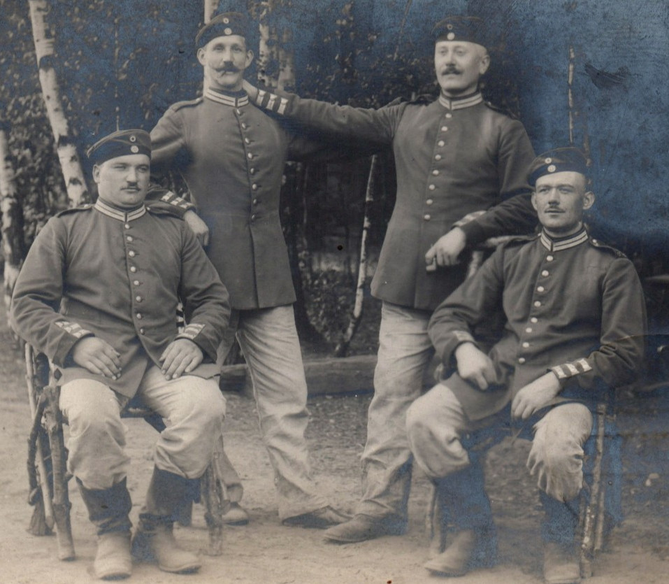 RPPC WWI German Army Soldiers Real Photo Postcard