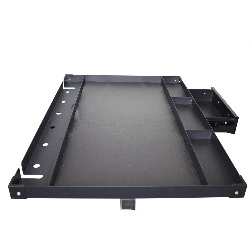 K Tool International Work Table 30 Inch Adjustable (Matte Black)