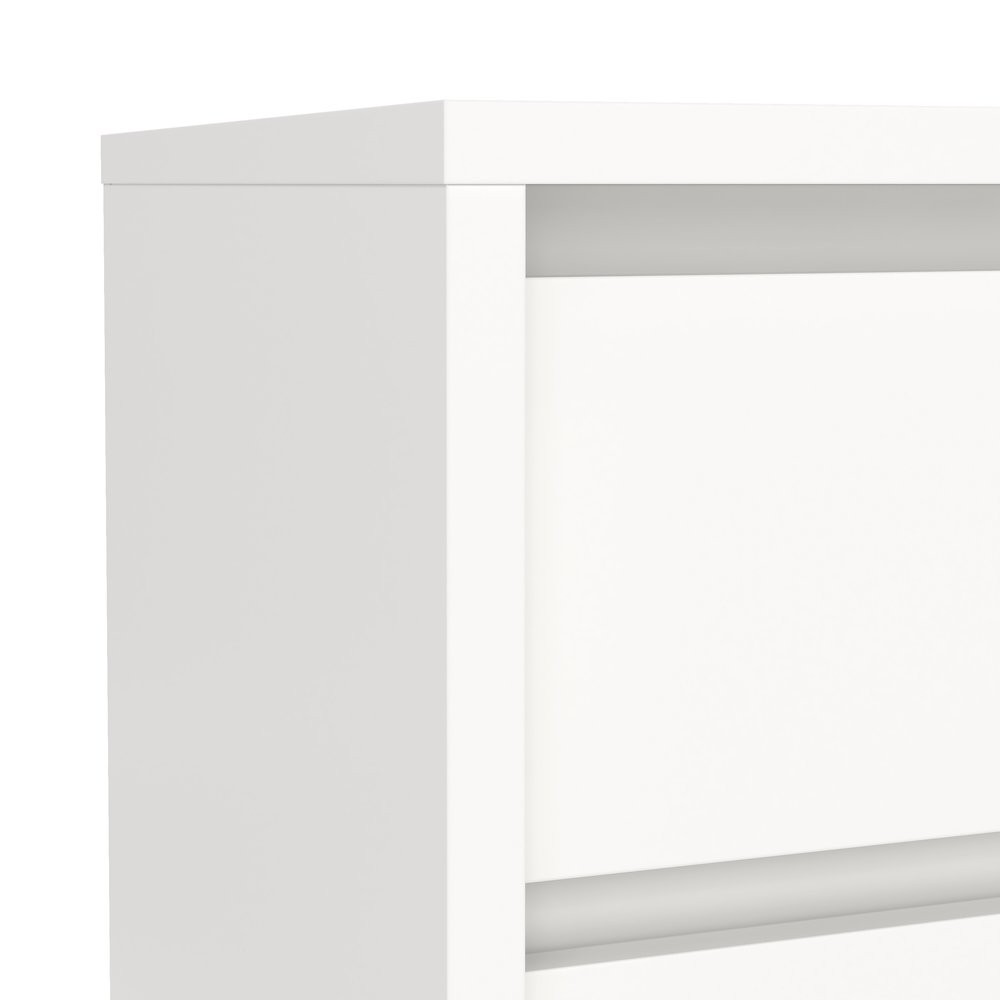 Next 17-Inch Tall 2-Drawer Nightstand End Table, White