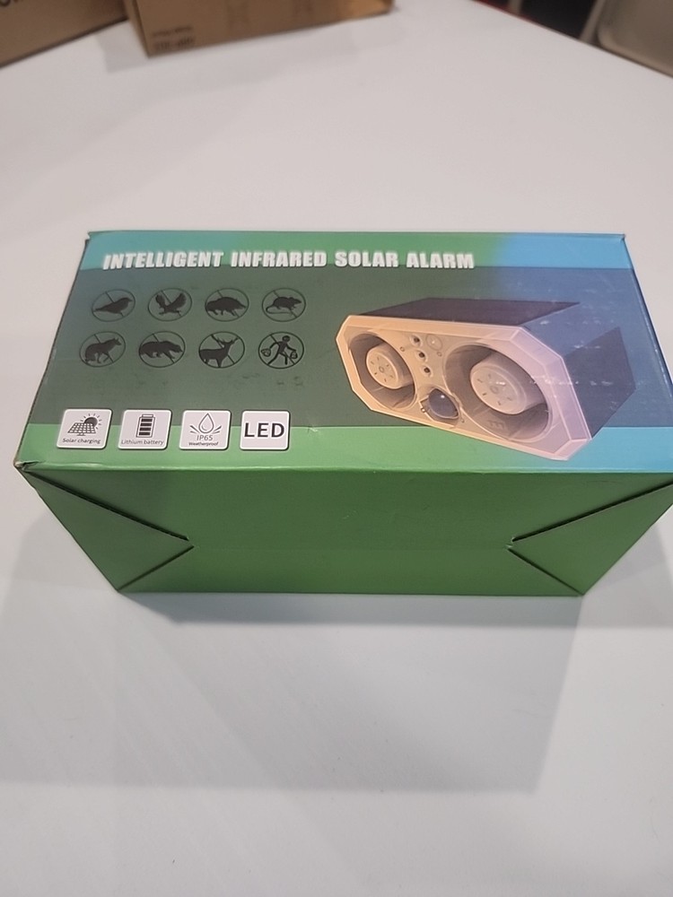 Solar Alarm Infrared Motion Detection