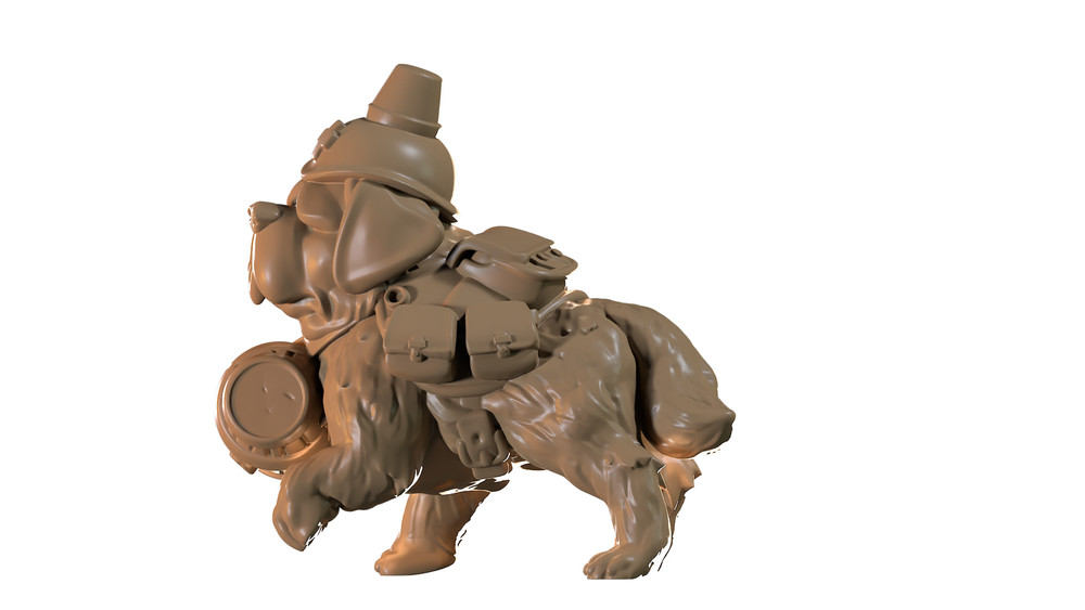 Capsule Chibi - Rescue Dog