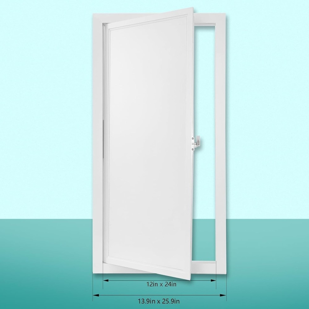 Thicken 1mm Metal Access Panel 12x24 Access Panel W Screwdriver Latch Galvanized