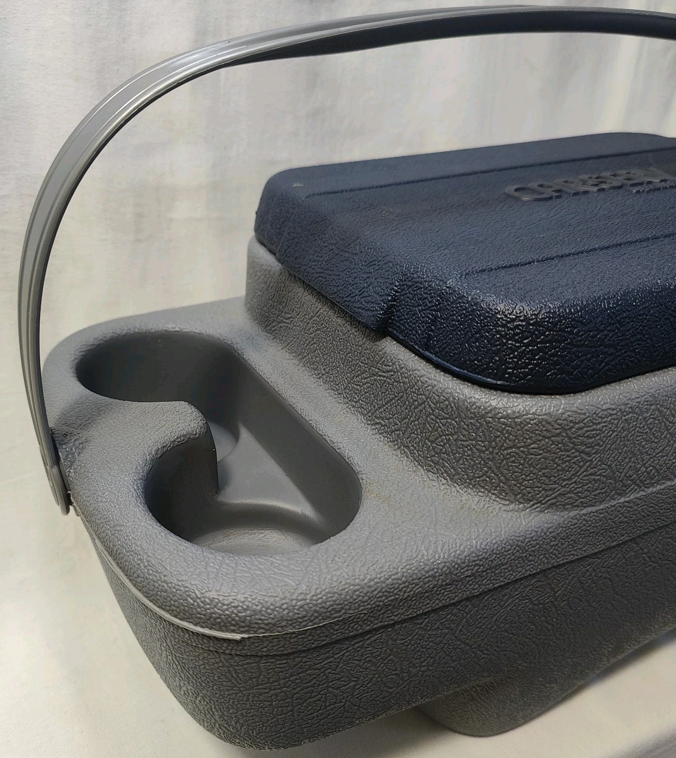 Vintage CAR-SERV Console Cooler w/ Cup Holders! Armrest Teamsters Union GUC RARE