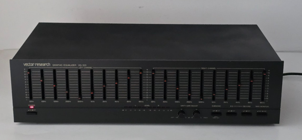 Vintage Vector Research VQ-100 Graphic Equalizer (Tested / Working)