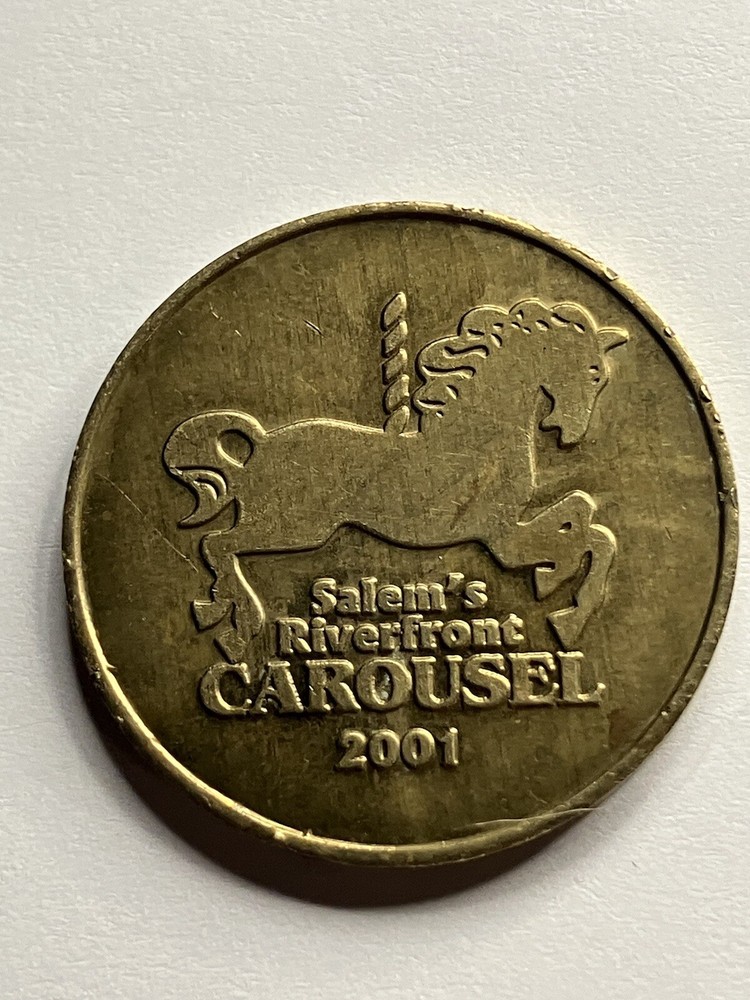 Rare Salem Riverfront Carousel Token Hero Oregon #sr1