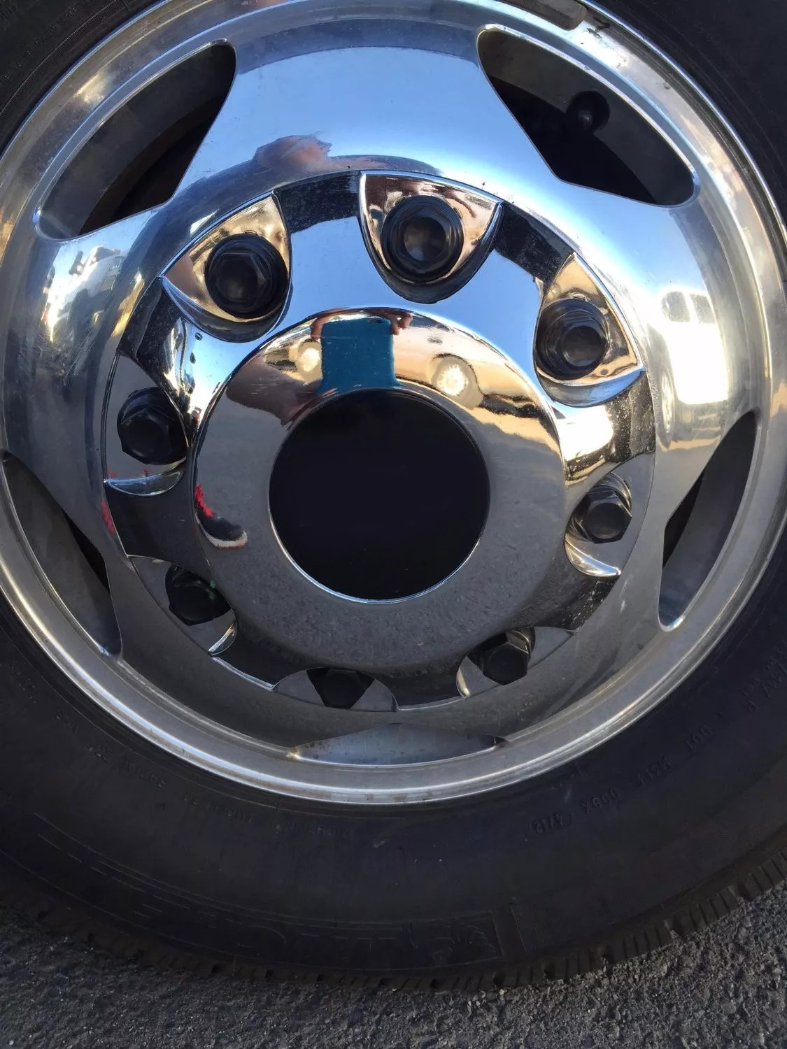 2011-Up Silverado 3500 17" Stainless Steel Dually Wheel Simulators Dual Rim