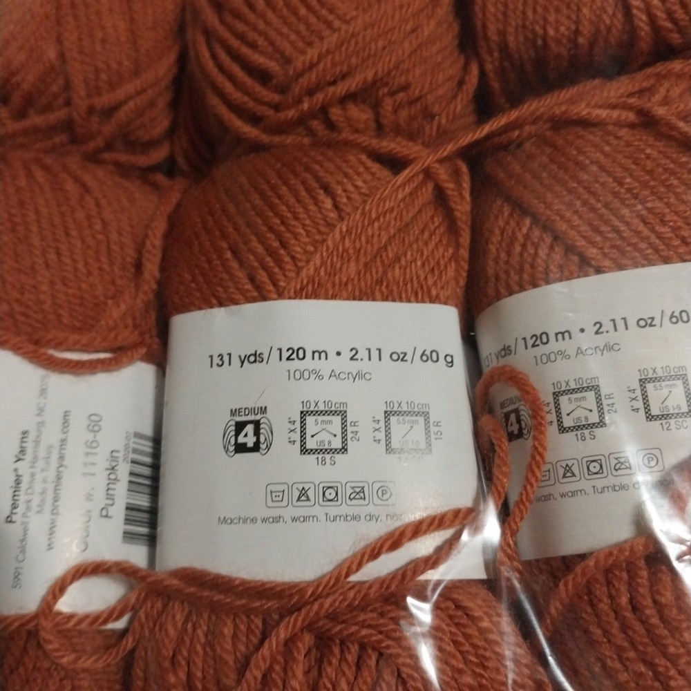 New Premier Just Yarn "Pumpkin"