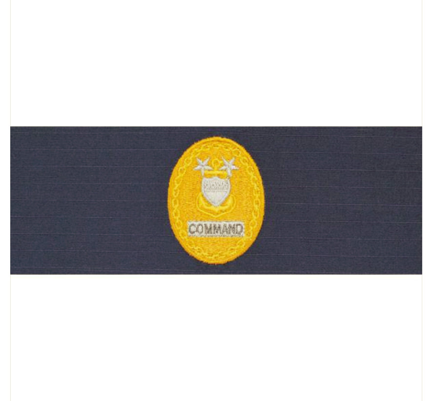 Vanguard COAST GUARD BADGE: ENLISTED ADVISOR E9 COMMAND: RIPSTOP FABRIC