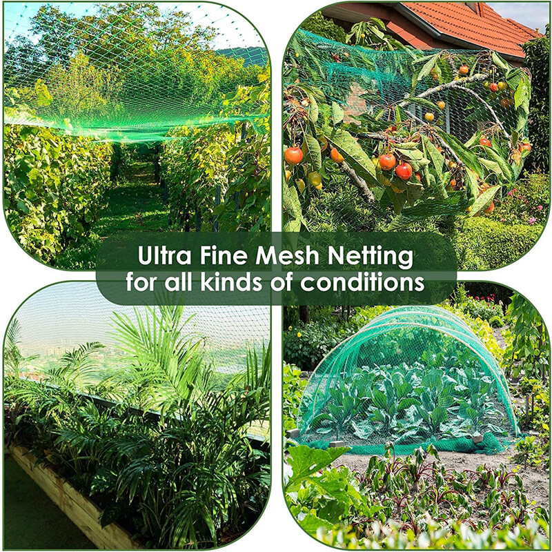 Garden Plant Climbing Net Trellis Netting Mesh Support Fruits Vine Veggie Bean