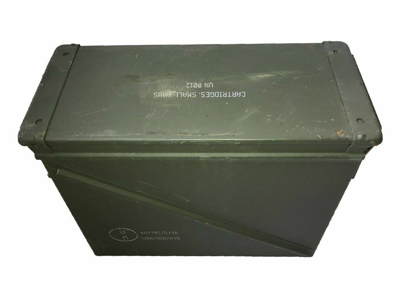 Military 20mm AMMO CAN M548 1500 ROUNDS 7.62 METAL LARGE AMMO CAN Grade 1