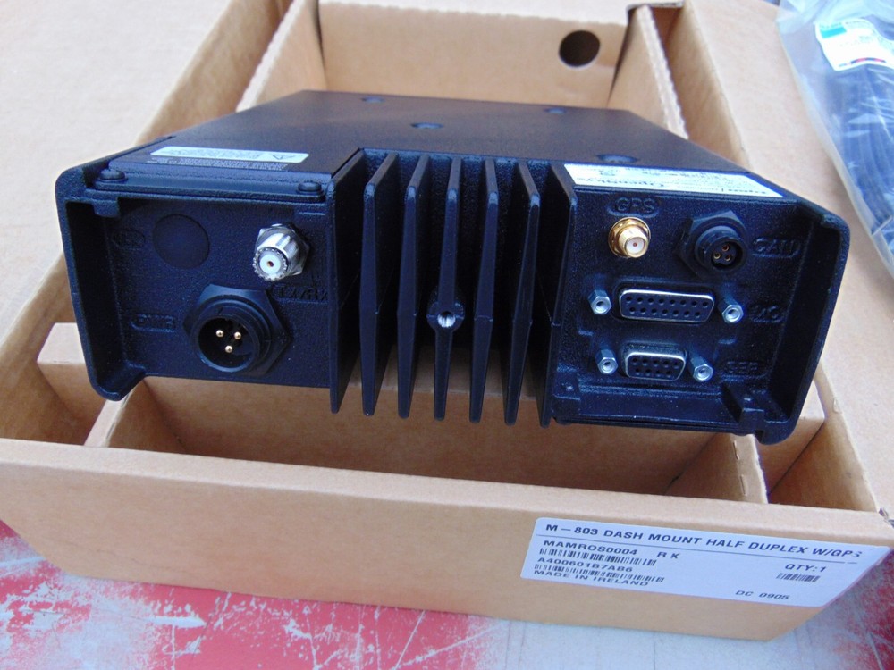 Tyco Opensky Mobile Radio Dash Mount M-803 800Mhz System Wiring Speaker Mic +++