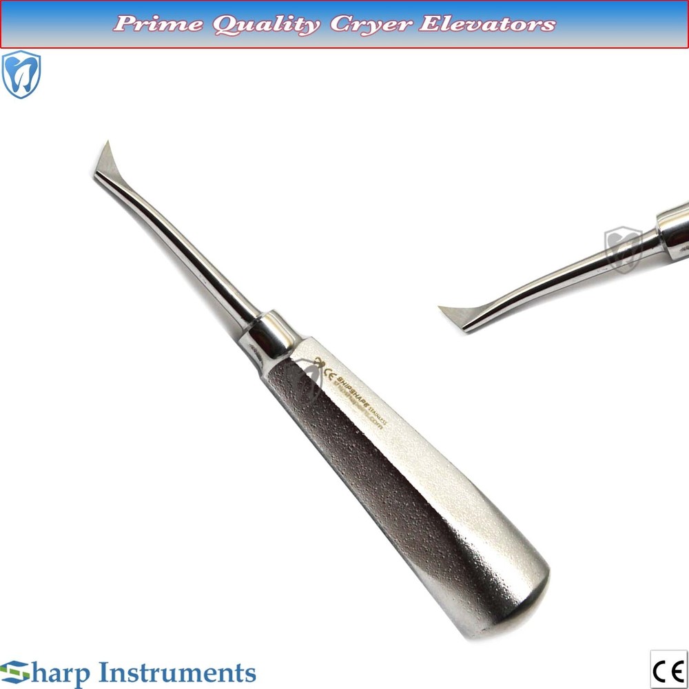 Dental Elevator, Surgical Cryer Elevator Stainless Steel Luxating Elevator 27,28
