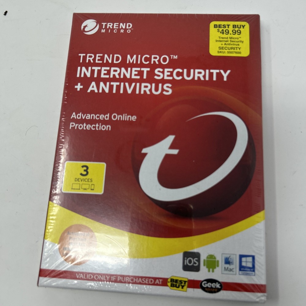 Trend Micro Internet Security + Antivirus Can Be Used On 3 Devices