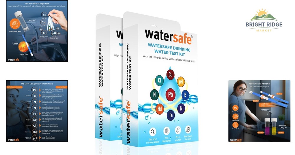 Reliable Water Testing Kit for Home Use with Comprehensive Contaminant Detection