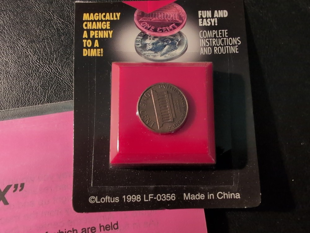 DOUBLE X - Magic Trick Includes a Quality Shim Penny