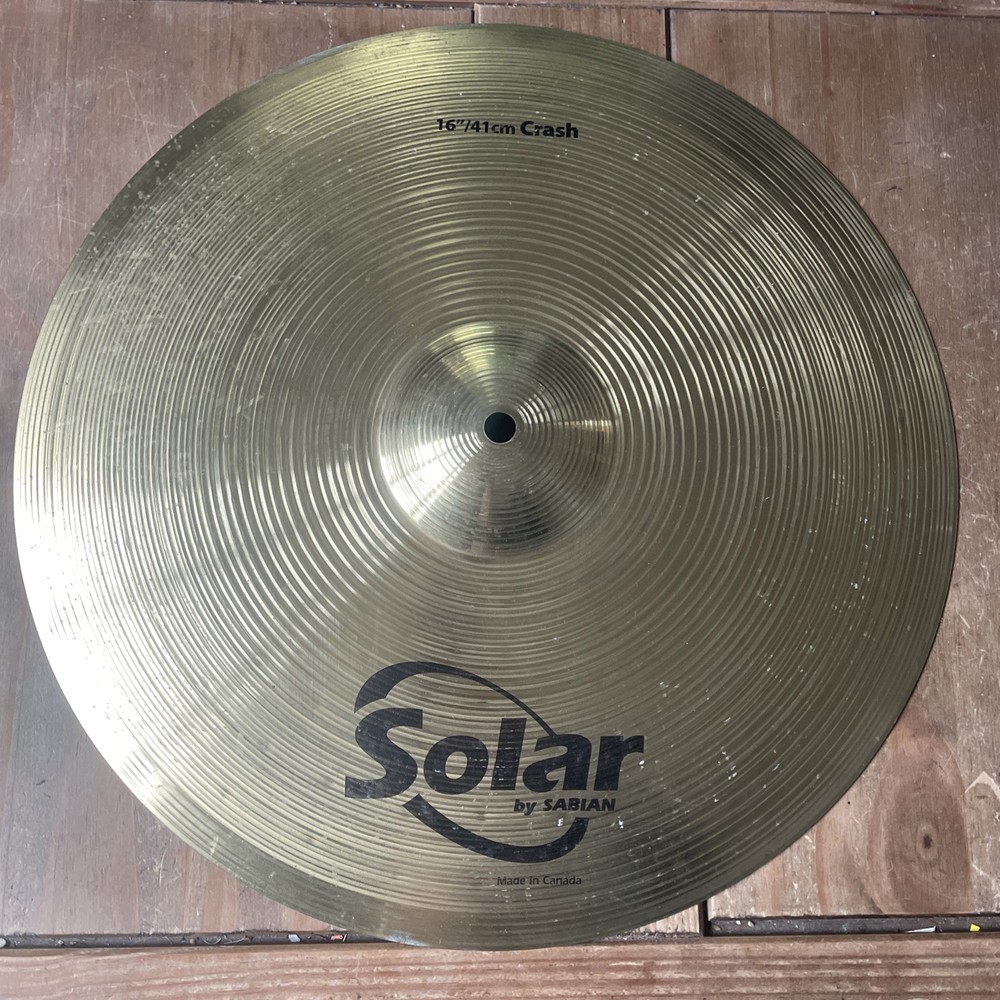 Solar Sabian 16” Crash Cymbal