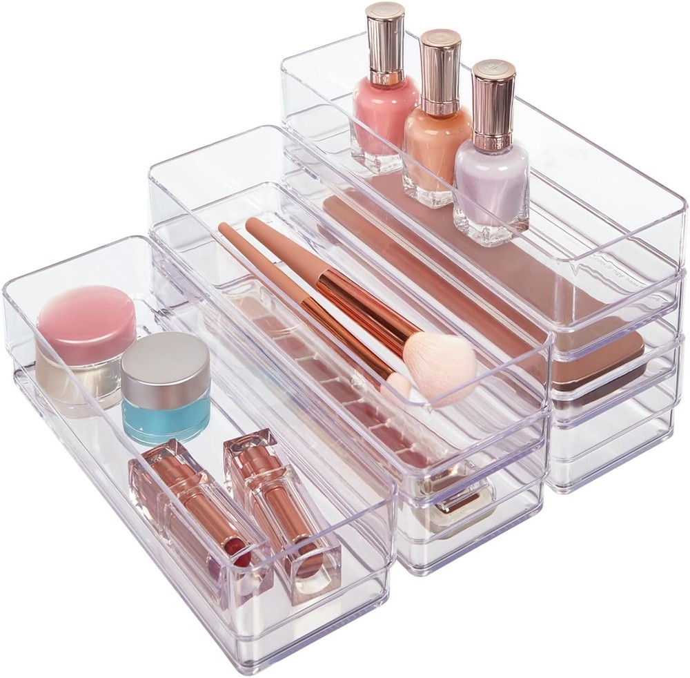 SimpleSort Staable Clear Der Organizer Set | Rec Trays |