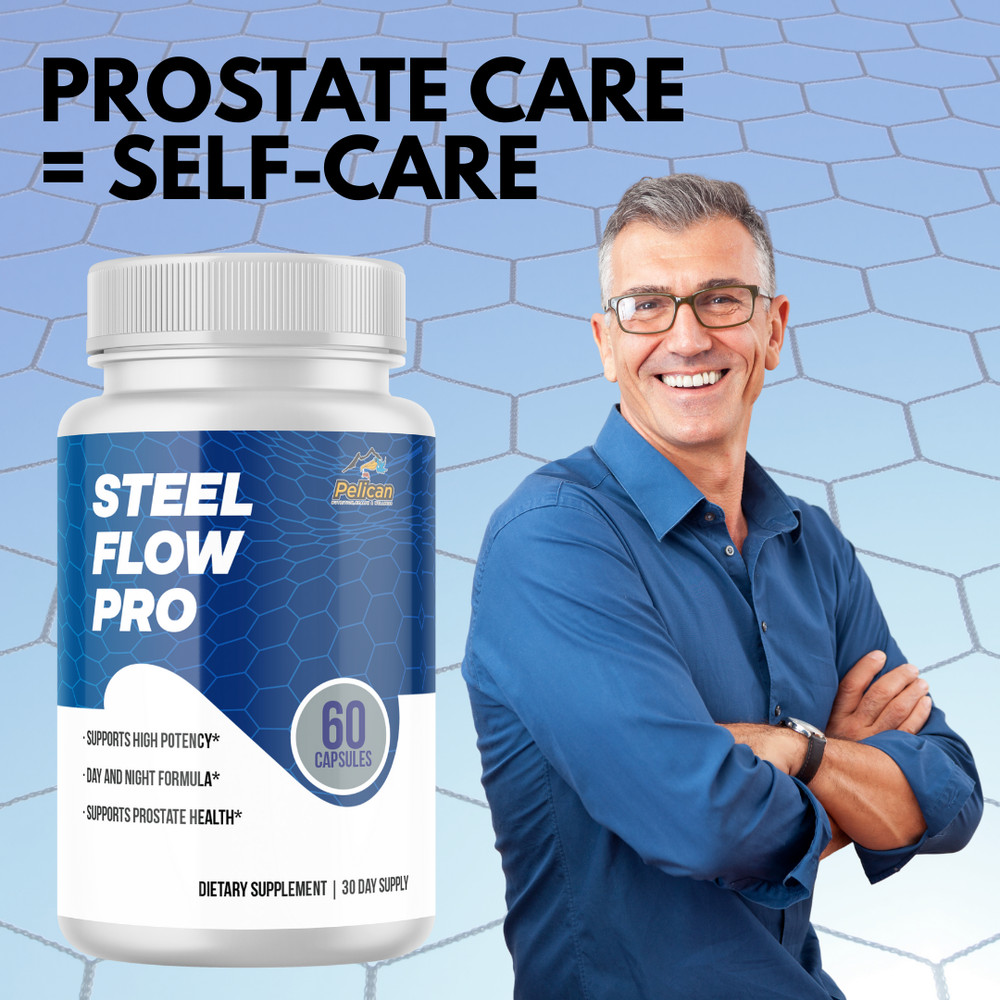 Steel Flow Pro- Prostate Support- 60 Capsules