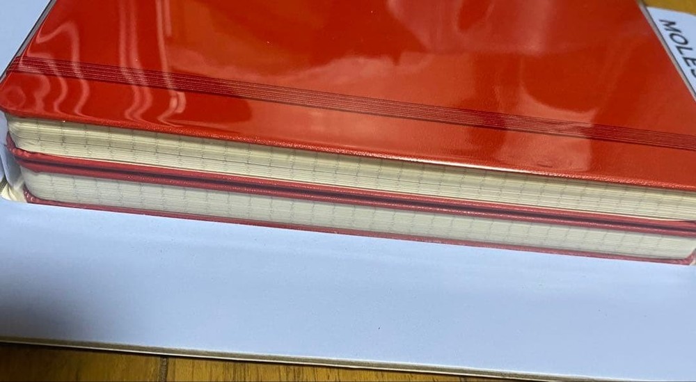 Moleskine Lined Notebook Set of 2 Red