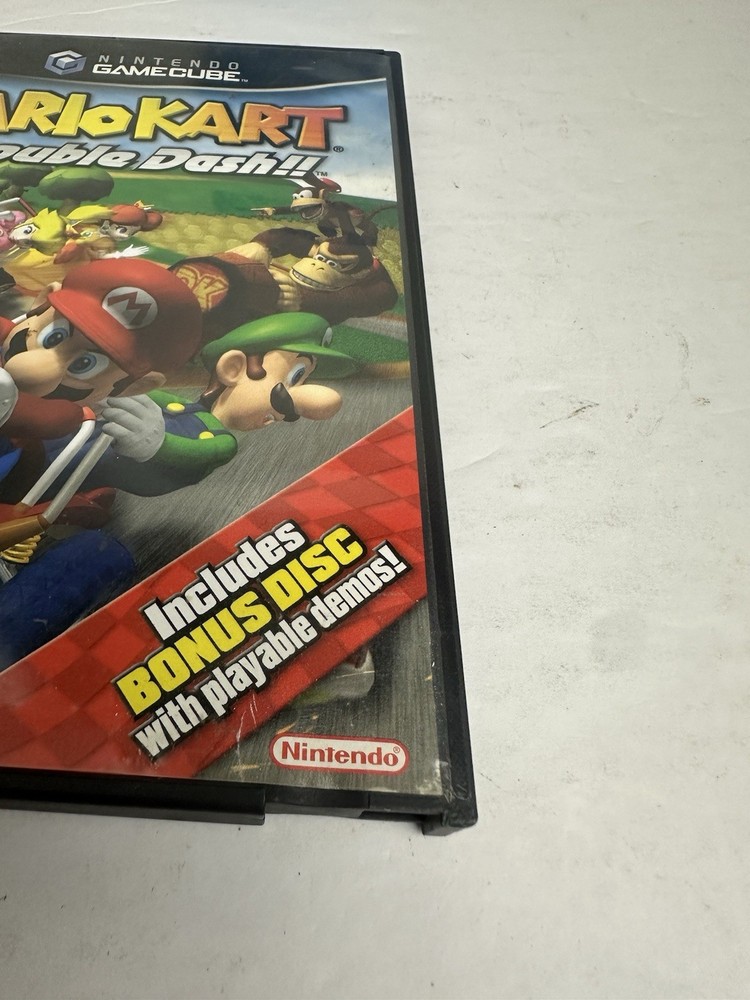 Mario Kart Double Dash: Bonus Disc Version (GameCube, 2003) Case & Manual Only