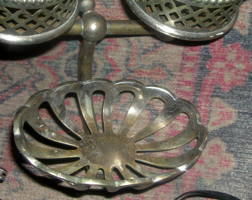 Antique Chrome Brass Bathroom Sink Soap Dish Holder & Cup Holders Wall Mount