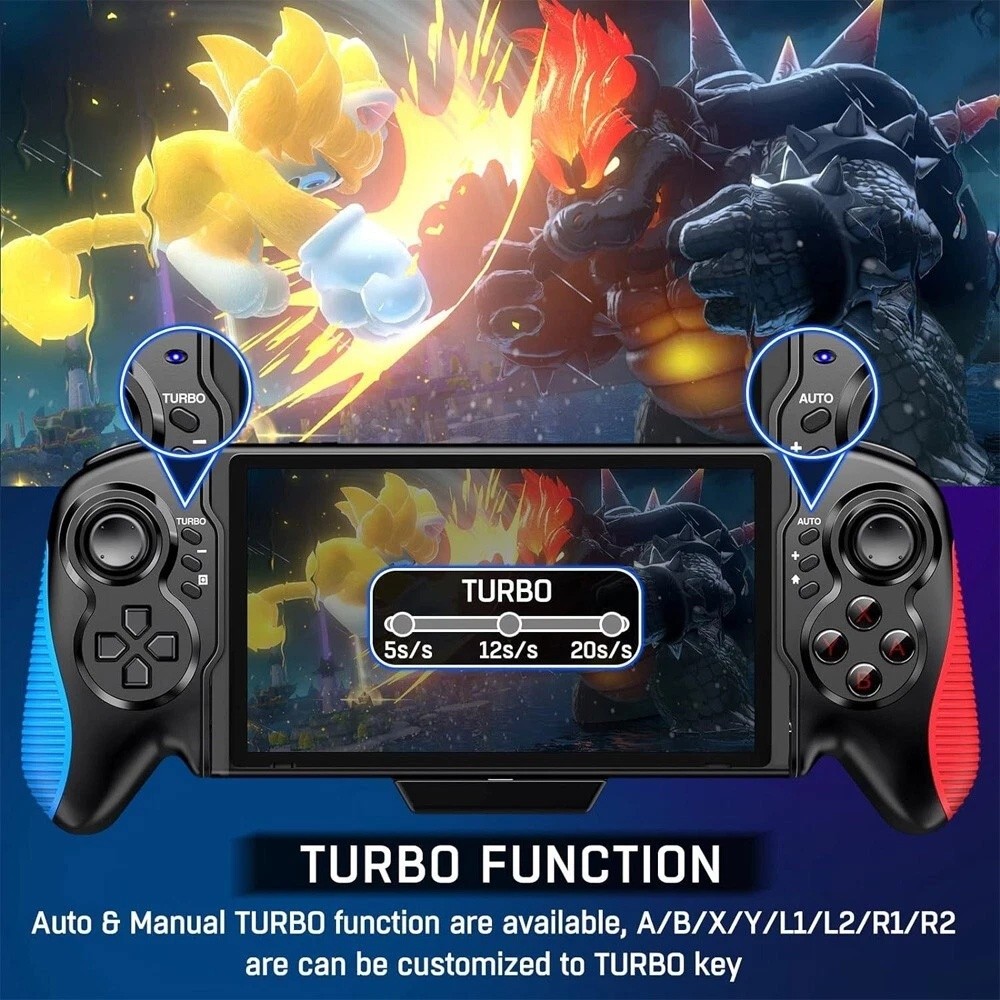 Dual Vibration Handheld Controller Grip Gamepad For Nintendo Switch Joy-Con Game