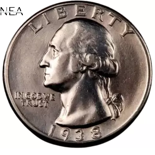 1938-S Washington Quarter ~ Borderline Uncirculated (AU++) ~ 90% Silver