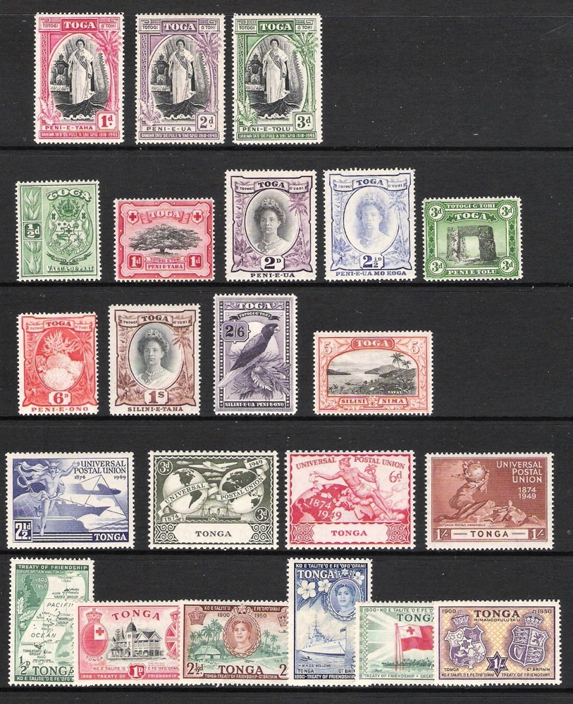 TONGA 1897-1951 LOT (HM) CV £150