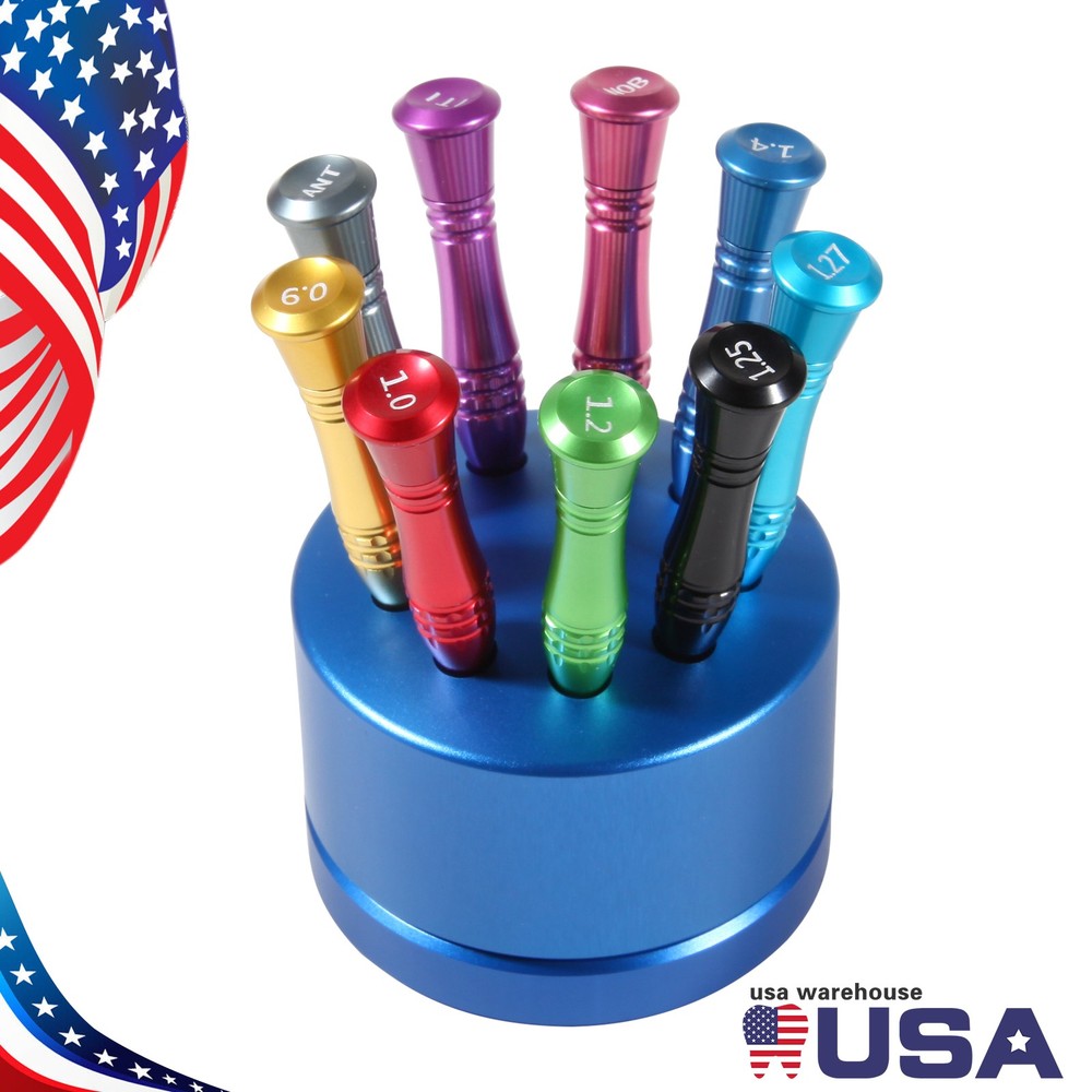 Dental Implant Screw Driver Kit 9pcs Abutment Prosthetic Drivers Set Tools