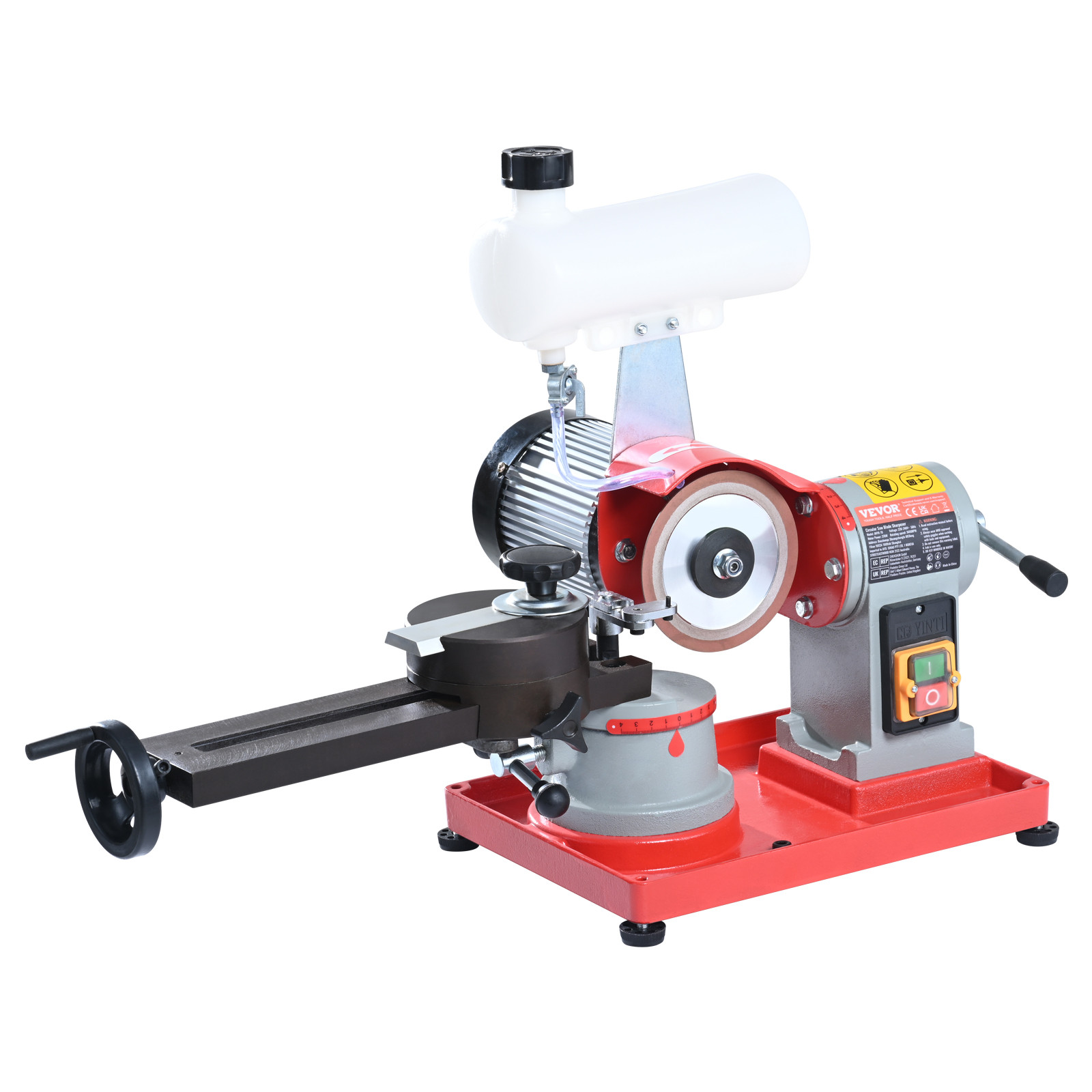 VEVOR Circular Saw Blade Sharpener Grinder 370W 3600RPM with Water Tank 5" Wheel