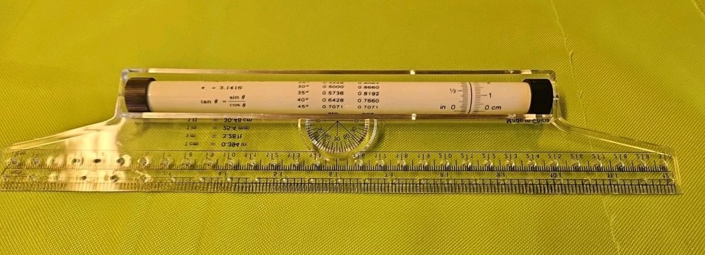 MULTIFUNCTION ROLLER RULER, 30CM, SCHOOL STATIONERY zat