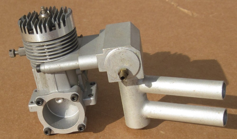 OS Max 4D SF 46 RC Airplane Engine with twin exhaust