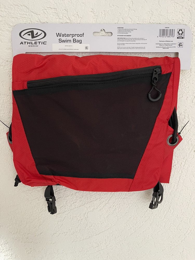 Athletic Works Waterproof Swim Bag