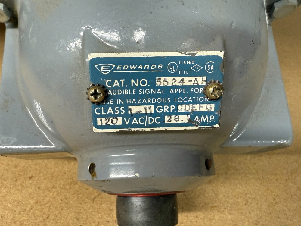 Edwards 5524-AH 120 VAC 28 Amp Explosion Proof Driver