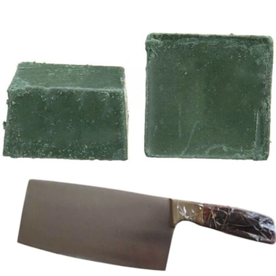 3PC Leather Strop Sharpening Abrasive Polishing Compound Balm Paste Leather Tool